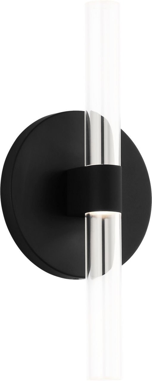 Silas 10" Wall Sconce in Midnight Black