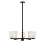 Baldwin 5-Light Chandelier in Matte Black