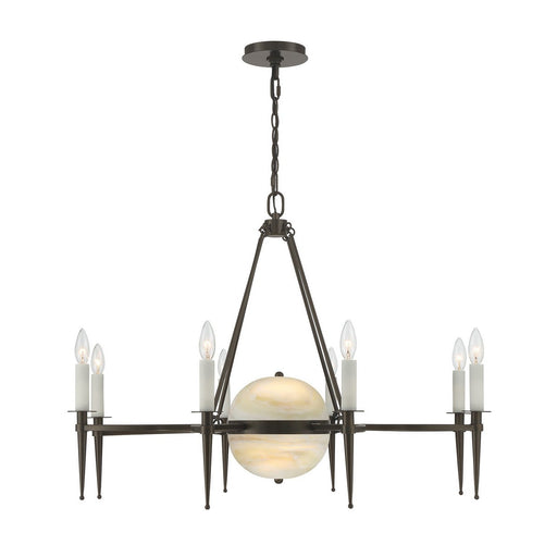Sanger 10-Light Chandelier in Mediterranean Bronze