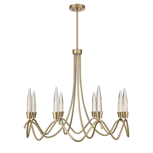 Sofia 8-Light Chandelier in Noble Brass