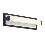 Stratum 18" Bath Vanity Light in Matte Black