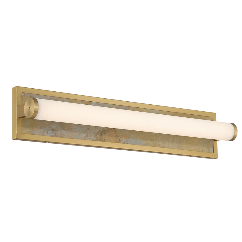 Stratum 24" Bath Vanity Light in Brushed Champagne Brass
