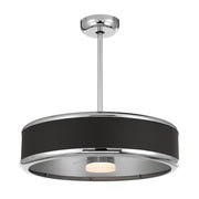 Archer 26" Fan D'Lier in Polished Nickel