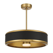 Archer 26" Fan D'Lier in Warm Brass