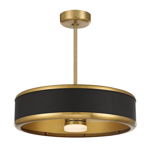 Archer 26" Fan D'Lier in Warm Brass