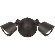 LED Double Flood Light Outdoor Wall Sconce in Bronze