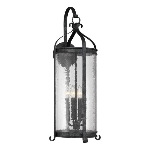 Preston 4-Light Outdoor Wall Lantern in Iron Oxide