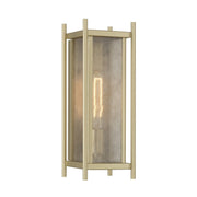 Jacobs Outdoor Wall Lantern in Serene Brass