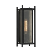Jacobs Outdoor Wall Lantern in Matte Black