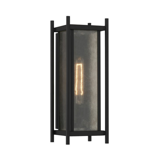 Jacobs Outdoor Wall Lantern in Matte Black