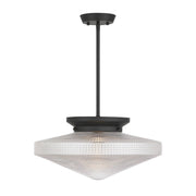 Norwich Convertible Pendant in Matte Black