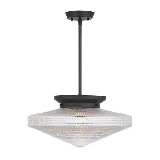 Norwich Convertible Pendant in Matte Black