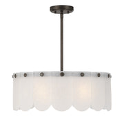 Ashton 4-Light Convertible Pendant in Mediterranean Bronze