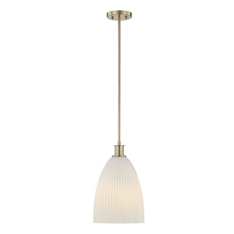 Baldwin Mini Pendant in Noble Brass