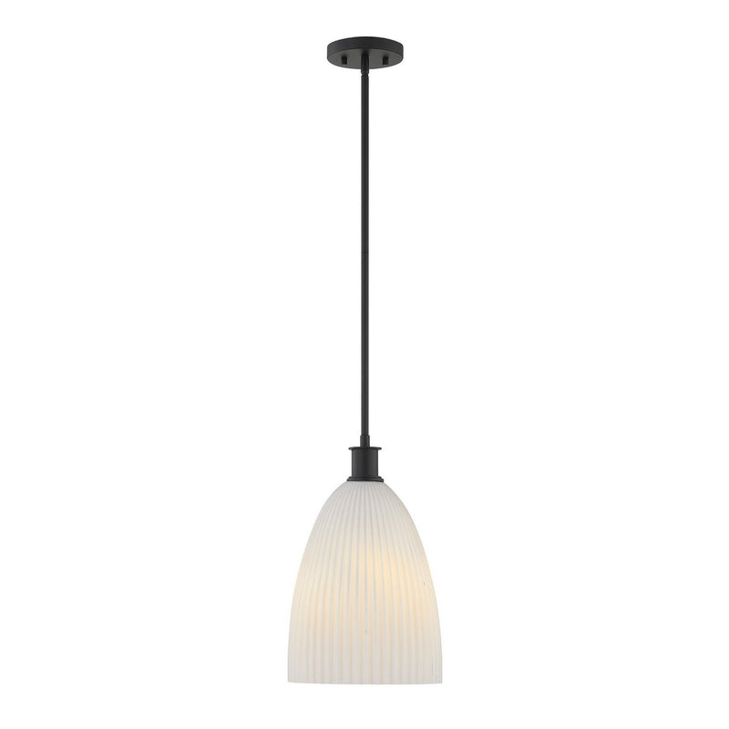 Baldwin Mini Pendant in Matte Black
