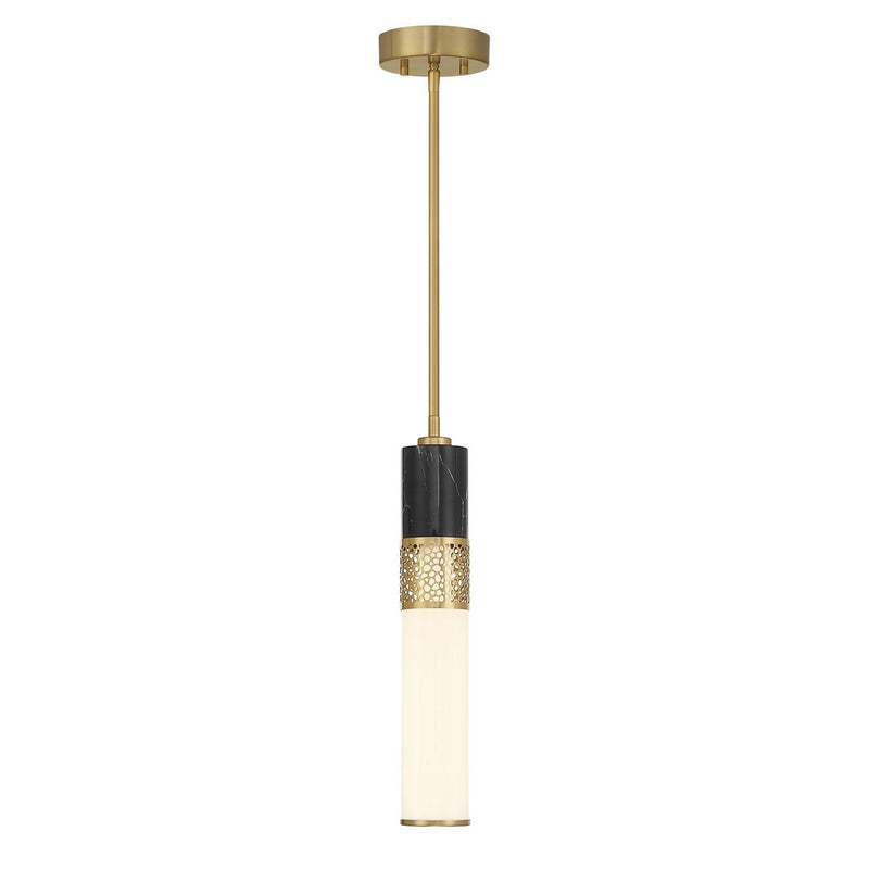 Farrell Mini Pendant in Warm Brass