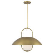 Lehigh Pendant in Warm Brass