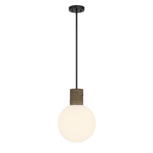 Jarrell Globe Pendant in Matte Black