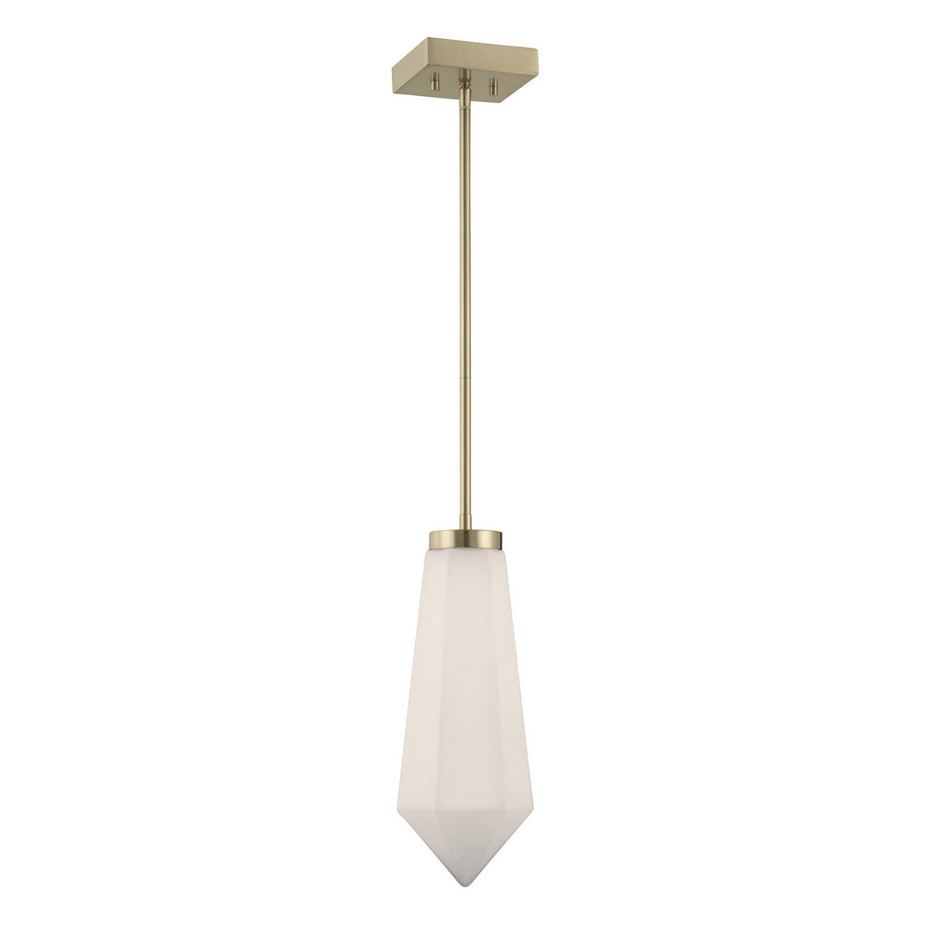 Leland LED Mini Pendant in Noble Brass