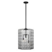 Reddick 3-Light Pendant in Matte Black