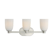 Baldwin 3-Light Bath Vanity Light in Satin Nickel