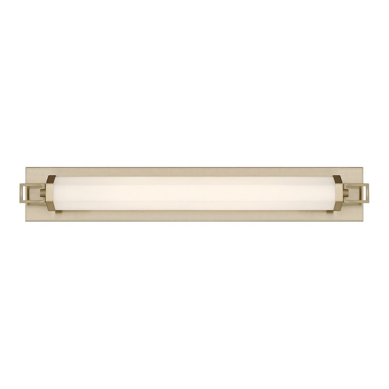 Parker 28" Bath Vanity Light in Noble Brass