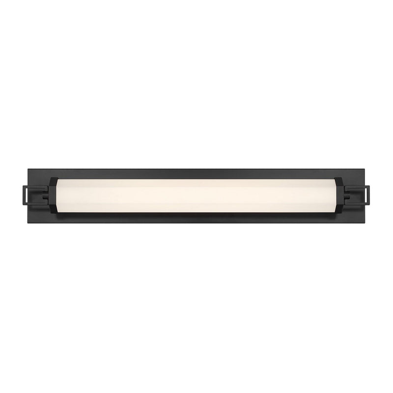 Parker 28" Bath Vanity Light in Black Lustre