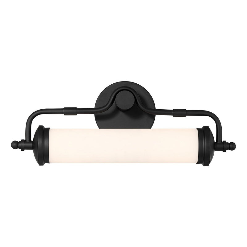 Keller 18" LED Bath Vanity Light in Black Lustre
