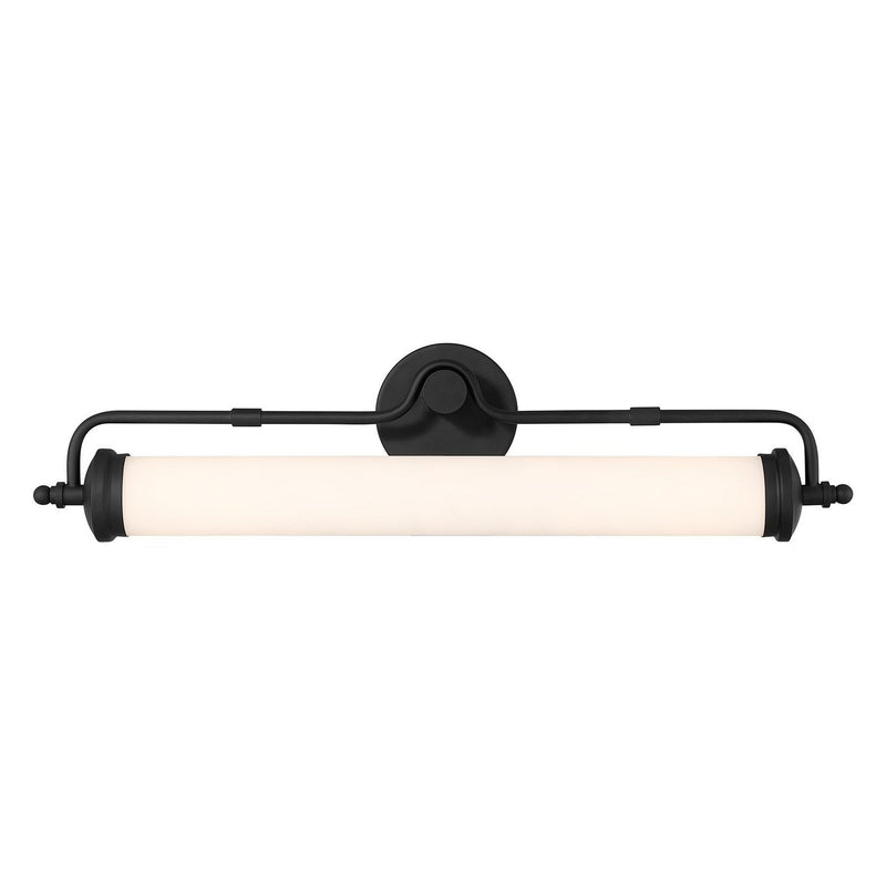 Keller 28" LED Bath Vanity Light in Black Lustre