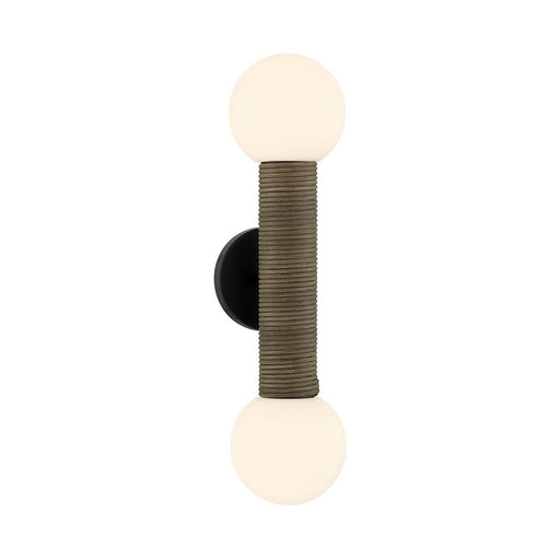 Jarrell 2-Light Wall Sconce in Matte Black