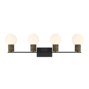 Jarrell 4-Light Bath Vanity Light in Matte Black