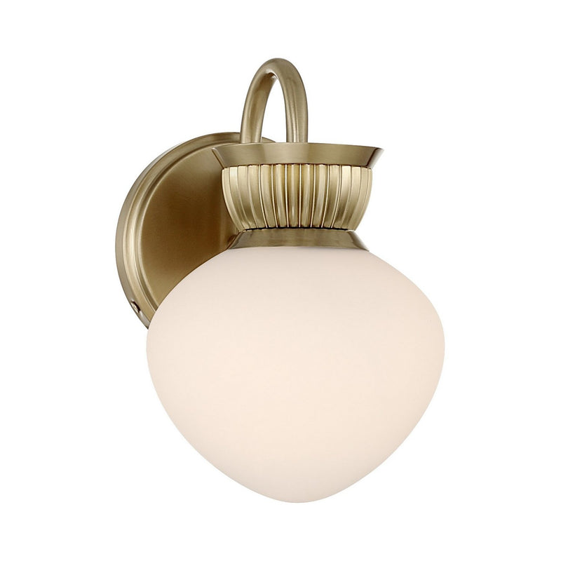 Melbourne Bath Sconce in Noble Brass