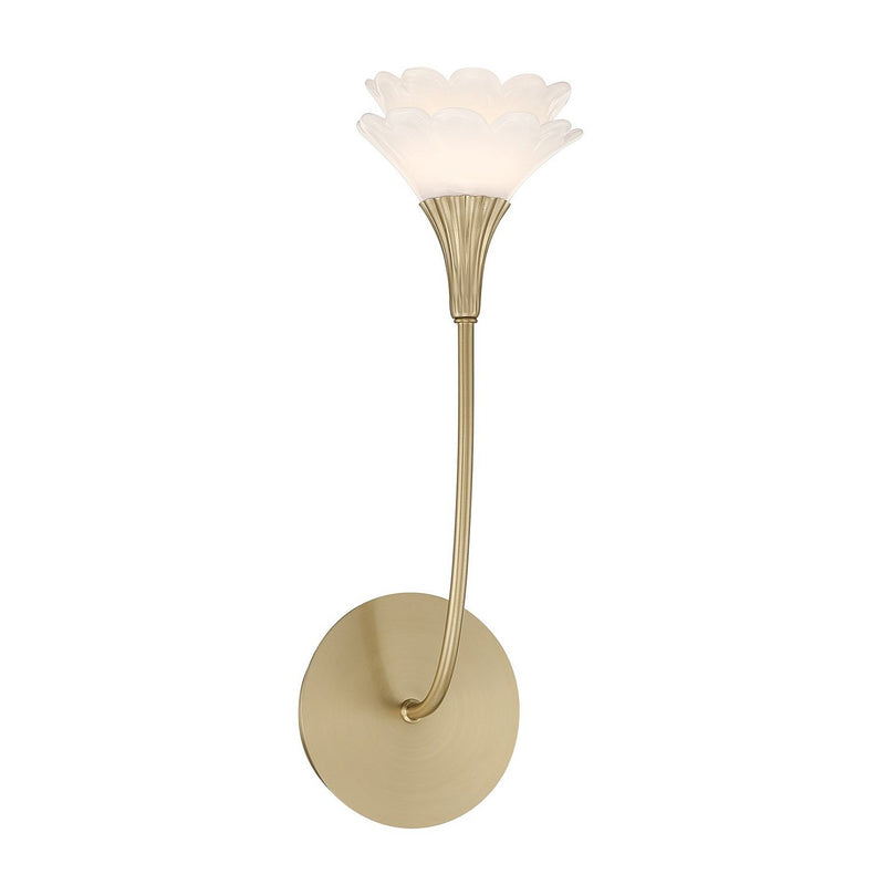 Florena Wall Sconce in Noble Brass