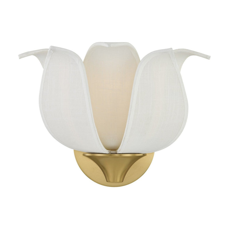 Elsie Wall Sconce in Warm Brass