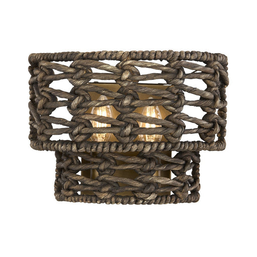 Silencio 2-Light Wall Sconce in Riviera Brass