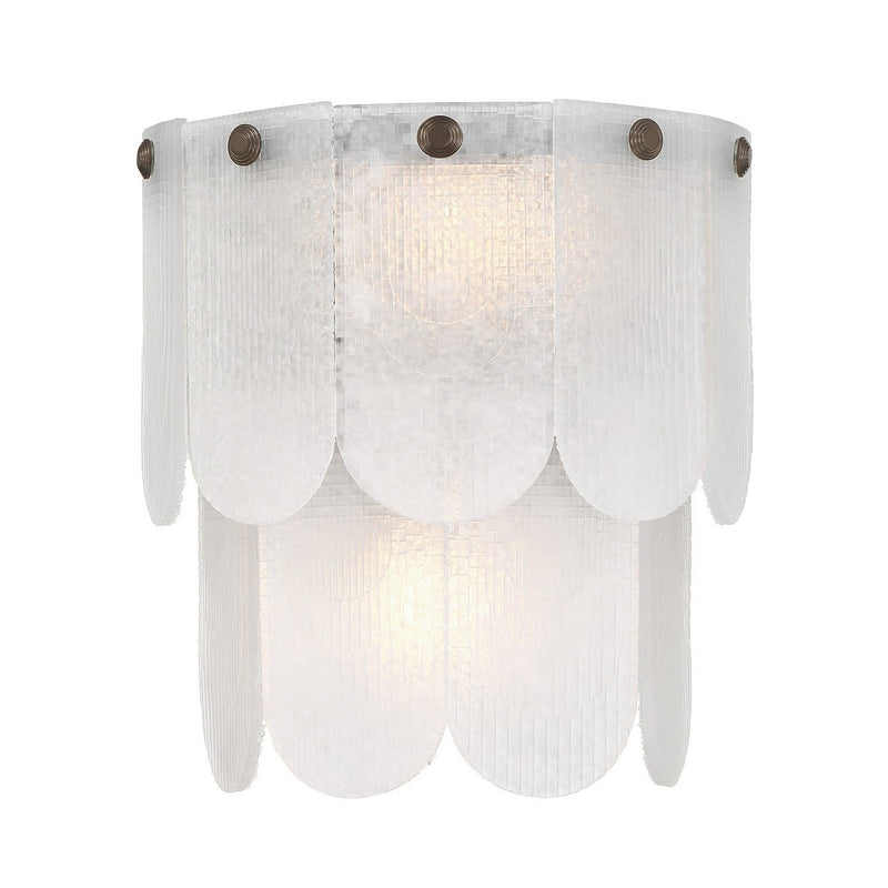 Ashton 2-Light Wall Sconce in Mediterranean Bronze