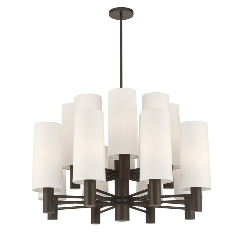 Draxen 16-Light Chandelier in Dark Bronze