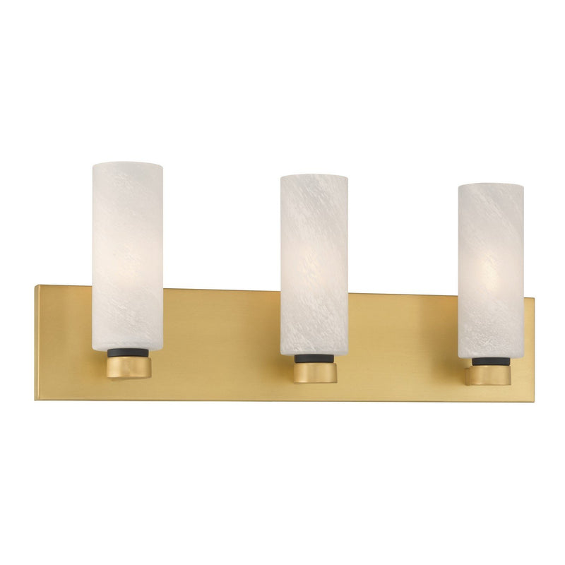 Wexmere 3-Light Bath Vanity Light in Legacy Brass