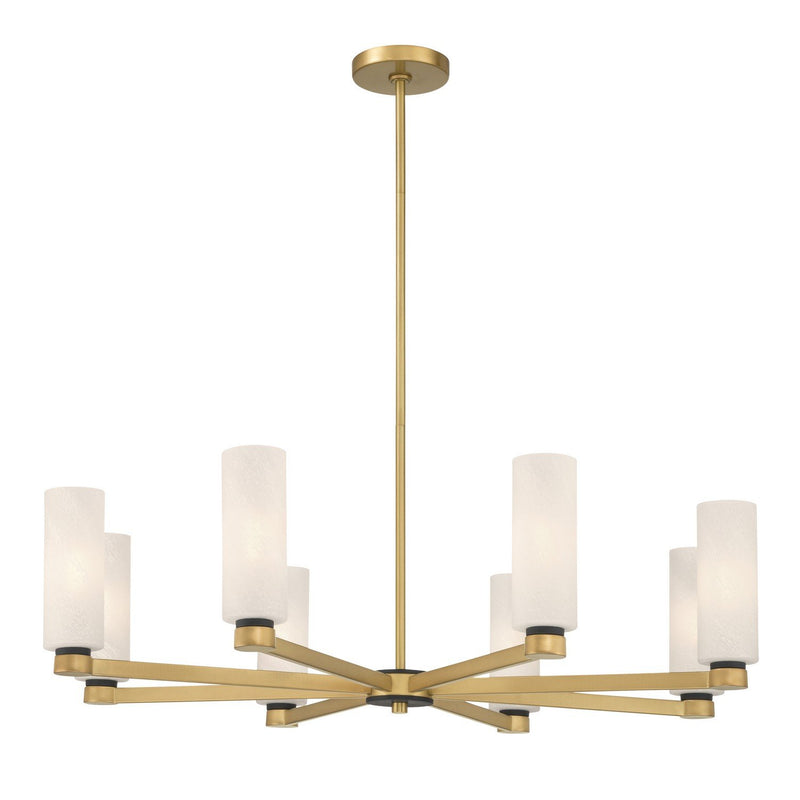Wexmere 8-Light Chandelier in Legacy Brass