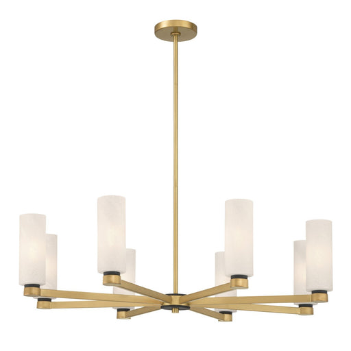 Wexmere 8-Light Chandelier in Legacy Brass