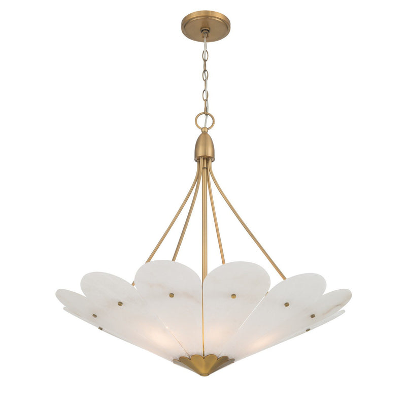 Althira 6-Light Pendant in Legacy Brass