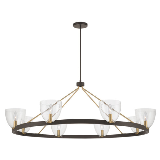 Noellea 8-Light Chandelier in Dark Bronze