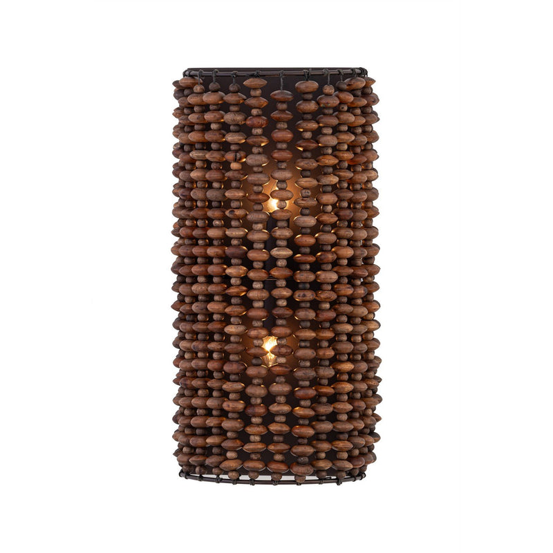 Beaudelle 2-Light Wall Sconce in Dark Bronze