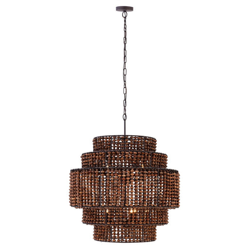 Beaudelle 9-Light Pendant in Dark Bronze