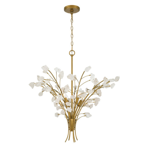 Ramus 6-Light Chandelier in Painted Legacy Brass