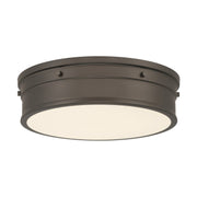 Marnex LED Flush Mount in Plated Dark Bronze