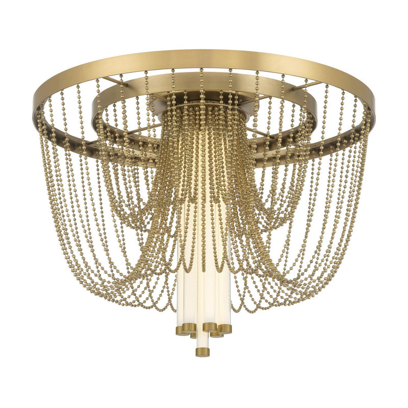 Jezelle LED Flush Mount in Legacy Brass