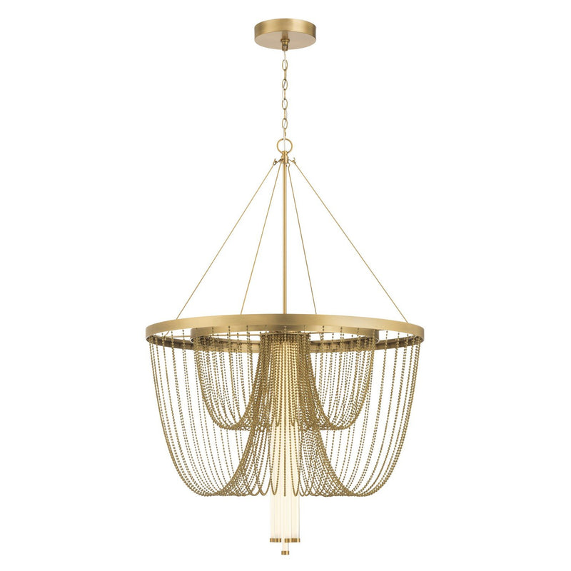 Jezelle LED Pendant in Legacy Brass