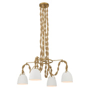 Cordón 4-Light Chandelier in Legacy Brass