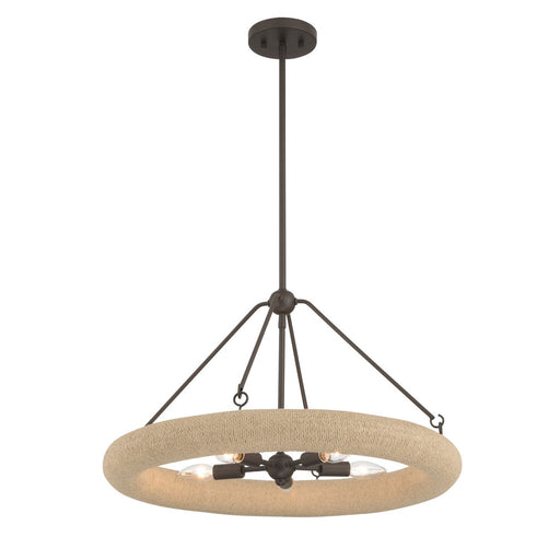 Aeris 5-Light Pendant in Dark Bronze